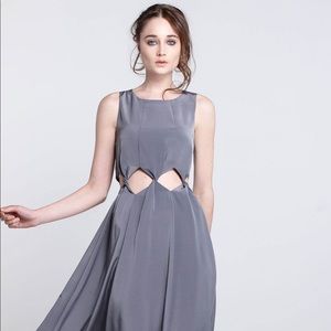 Treasure by Samantha Pleet Grey Twist Dress